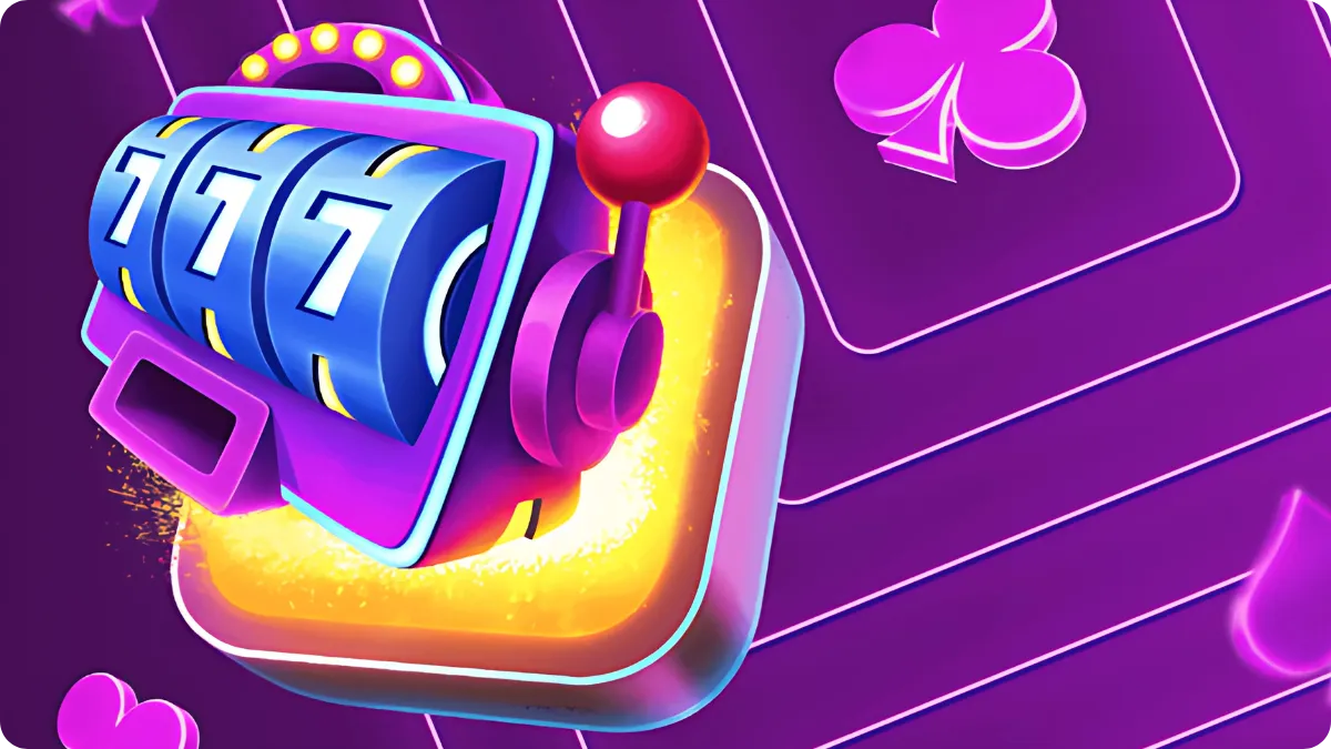 Bunte Grafik mit Spielautomaten-Symbol 777 und Text über exklusive WinSpirit No Deposit Boni für Deutschland