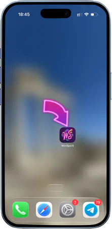 WinSpirit Casino App – Symbol auf dem iPhone-Startbildschirm bestätigt